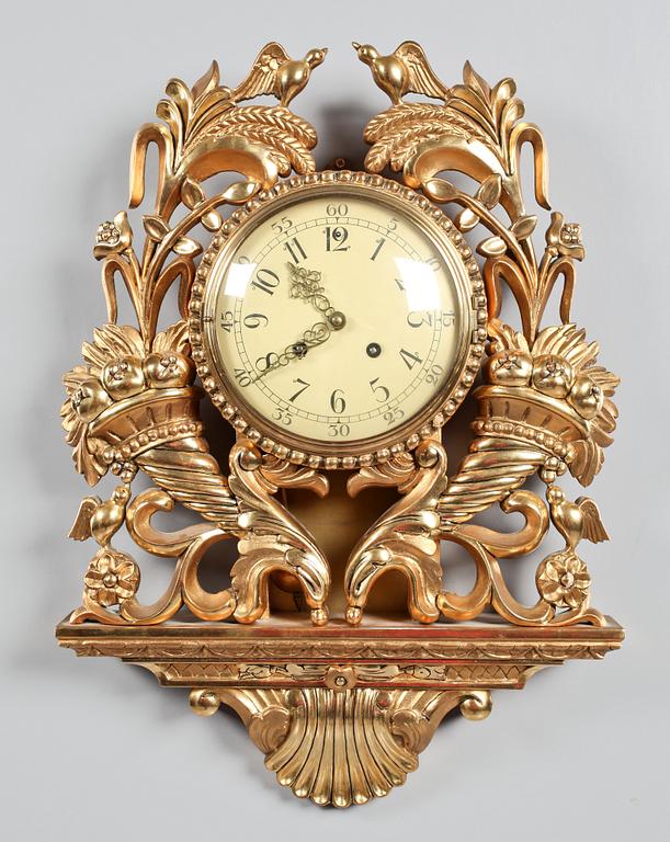 VÄGGPENDYL, empirestil, omkring 1900-talets mitt.