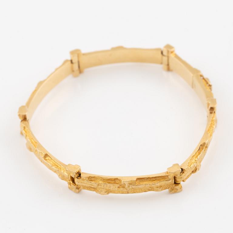 Lapponia, design Björn Weckström, armband, "Tundra",  18K guld.