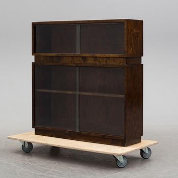 AXEL EINAR HJORTH, a stained birch 'Typenko' bookcase from Nordiska Kompaniet, 1935.