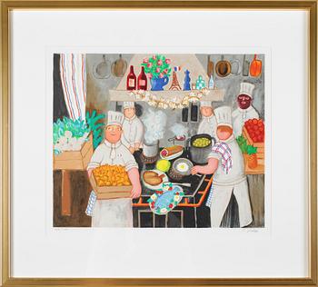 LENNART JIRLOW, färglitografi, signerad och numrerad 364/385.