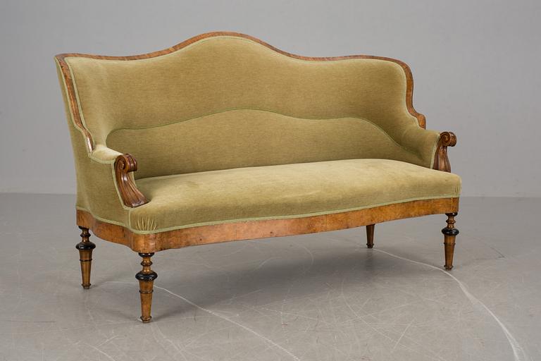 SOFFA, nyrokoko, 1800-talets andra hälft.