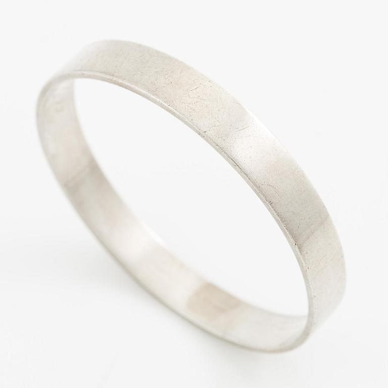 Wiwen Nilsson, a bangle, silver, Lund 1973.