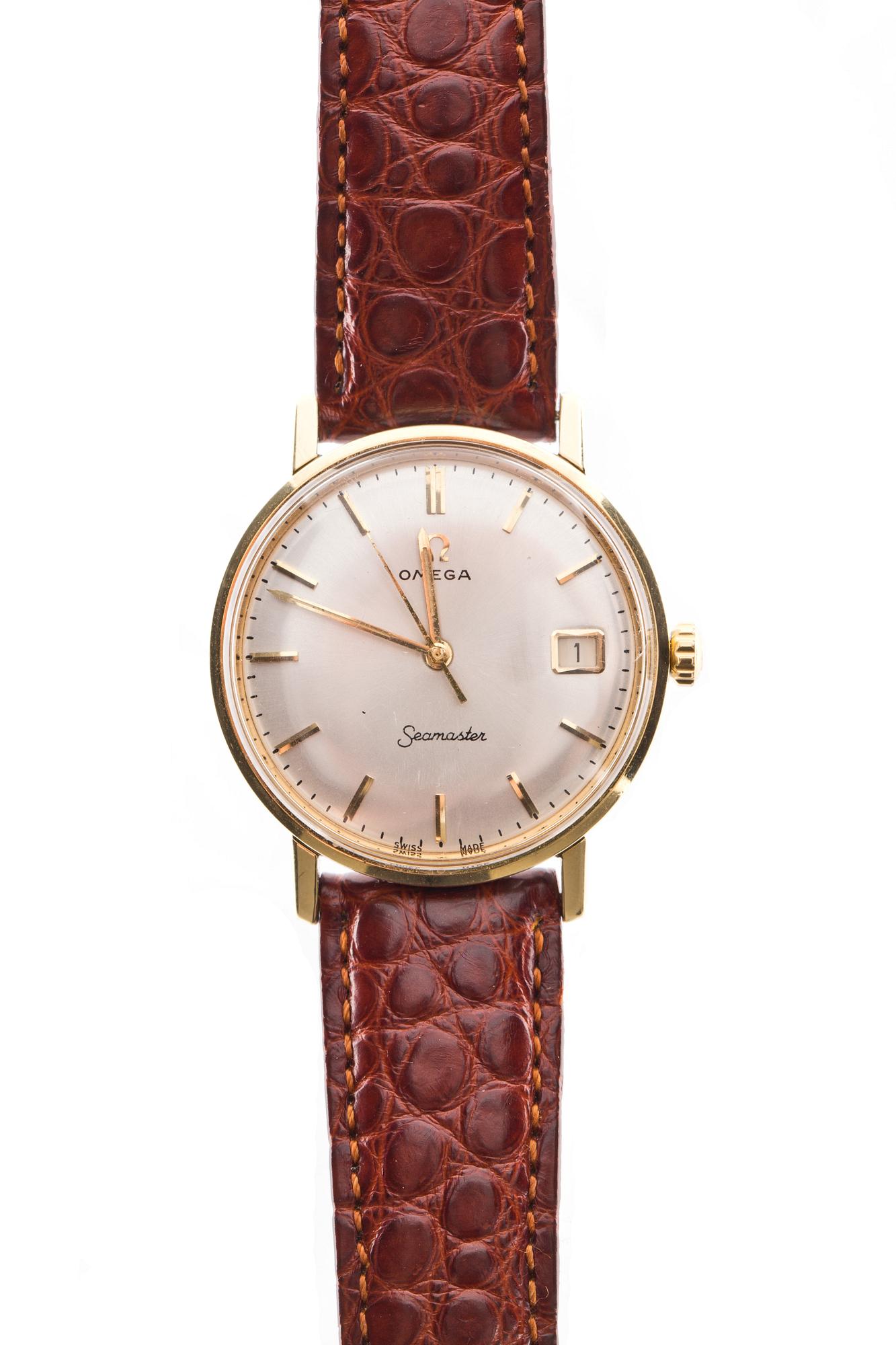 ARMBANDSUR, herr, stål, Omega Seamaster.