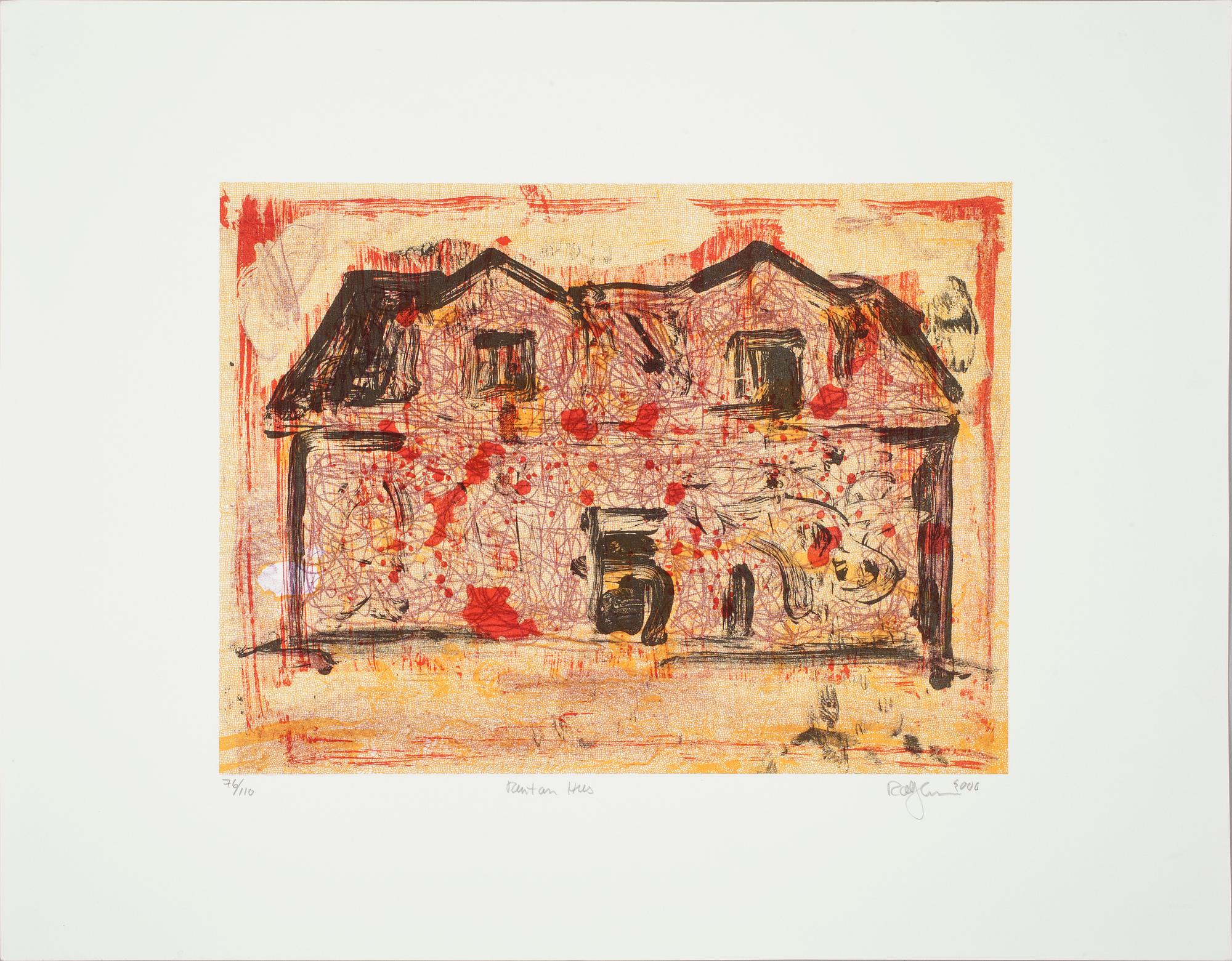 ROLF HANSON, färglitografi, sign o numr 76/110.