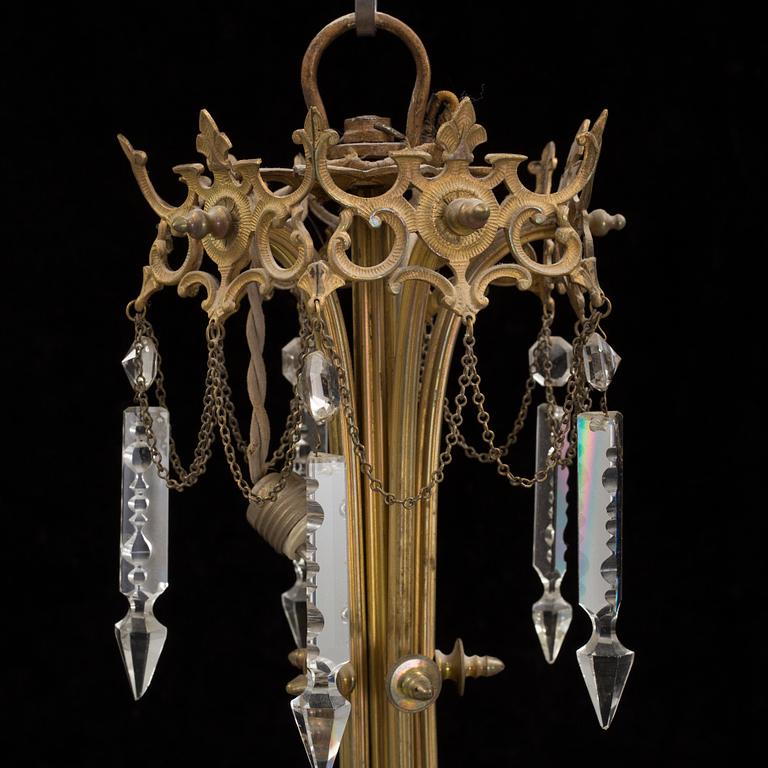 A mid 19th century chandelier.