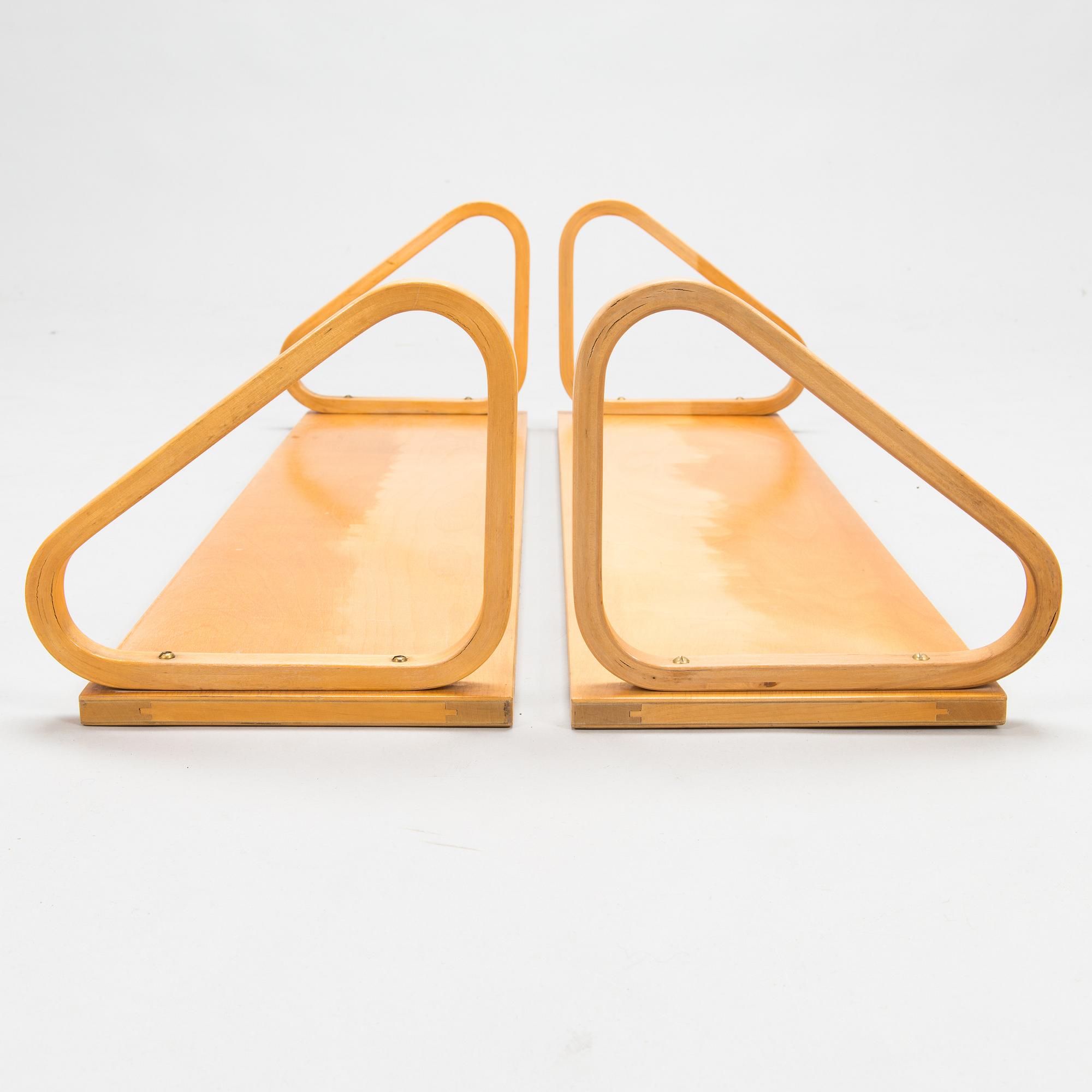 Alvar Aalto,  Two mid 20th Century '112B' shelves for Artek.