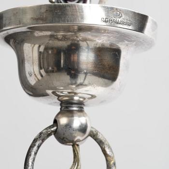 Elis Bergh, a Swedish Grace ceiling lamp, C.G. Hallberg, Stockholm, 1920s.