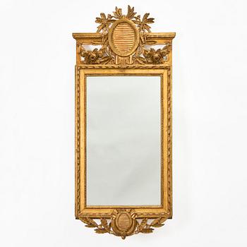 Spegel, av Carl Gustaf Fyrwald (mästare i Stockholm 1776-1825), Gustaviansk.