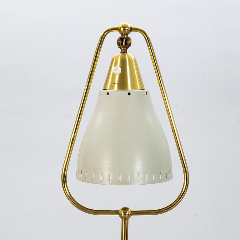 GOLVLAMPA, troligen Göteborgs Armaturfabrik AB, andra halvan av 1900-talet.