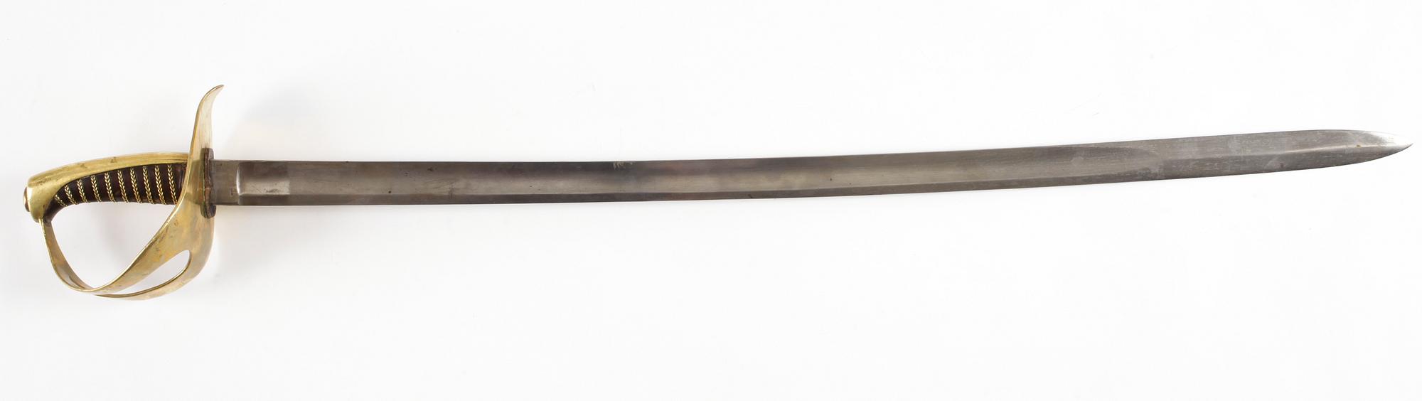 SABEL, m/1854, kavalleriet, Sverige.