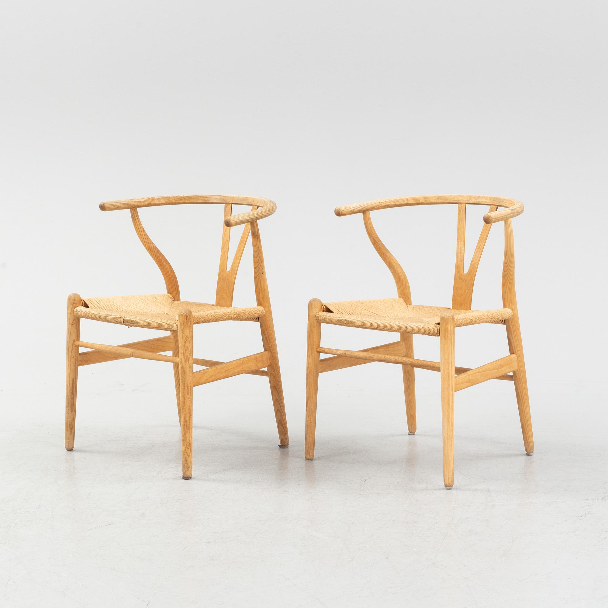 Hans J Wegner, CH 24, Y-stolen, 5 st, Carl Hansen & son.