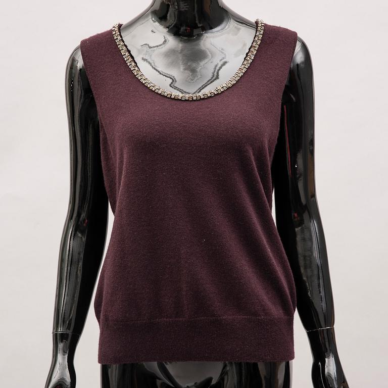 ÄRMLÖS BLUS, Escada.
