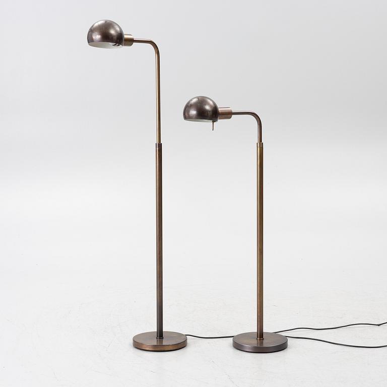 Floor lamps, a pair.