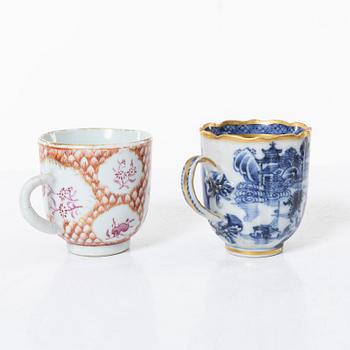 Porcelain, 7 pieces, China, 18th-19th century.