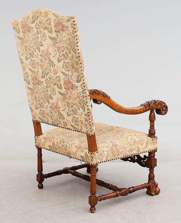 KARMSTOL, barockstil, tidigt 1900-tal.