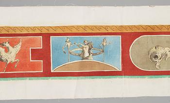 BEMÅLAD VÅD, empire, 1800-talets första hälft.