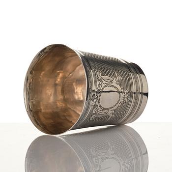 Tedos, sauceboat and cup, silver, including Ottoman Empire.