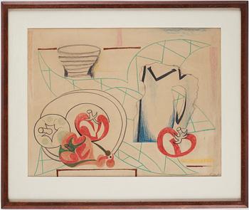Françoise Gilot, "Etude pour tomates et poivrons".