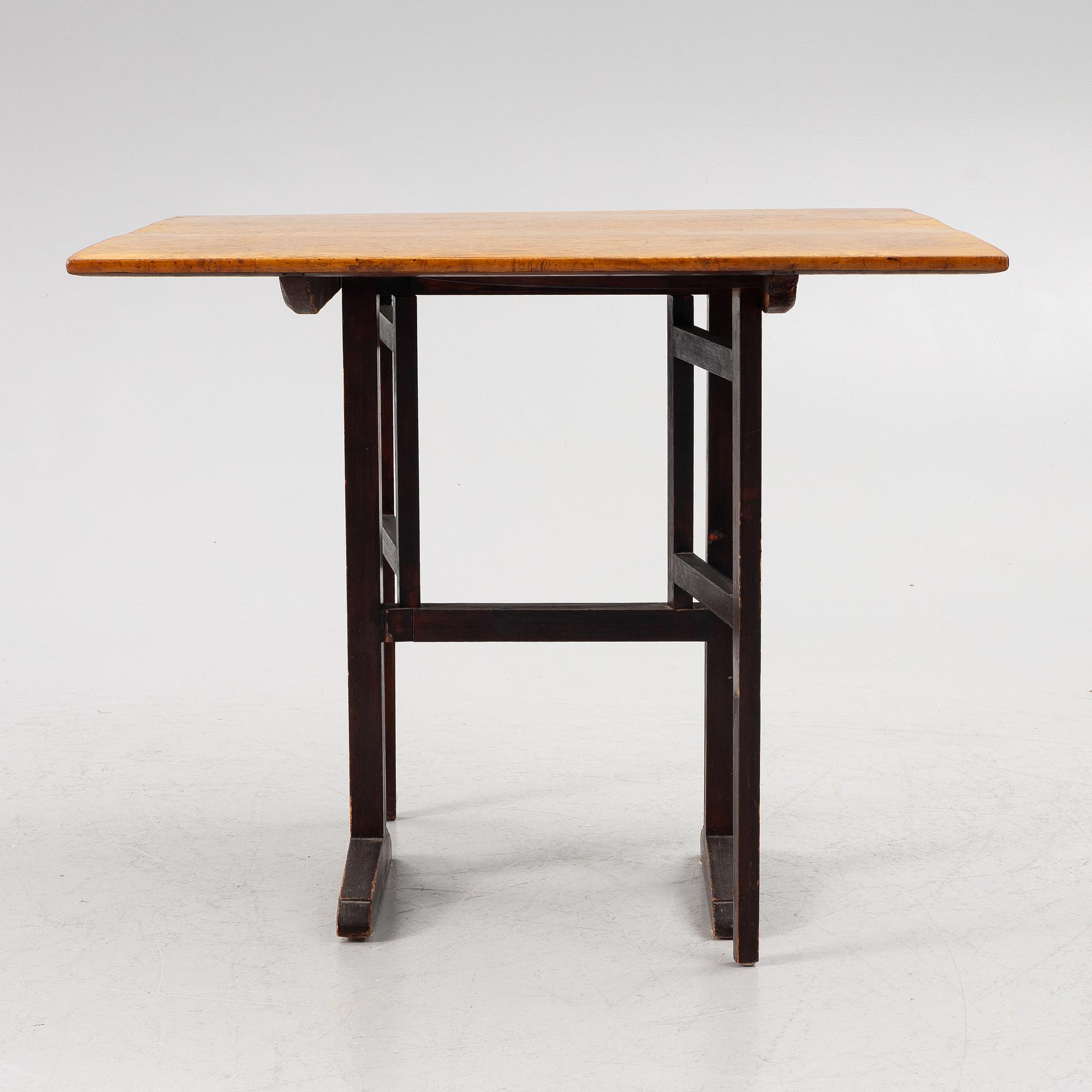 Fällbord, 1800-talets början.