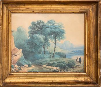 Okänd konstnär, landskapsmotiv, 1800-tal.