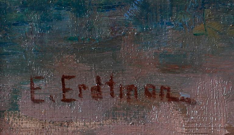 ELIAS ERDTMAN, olja på duk, signerad.