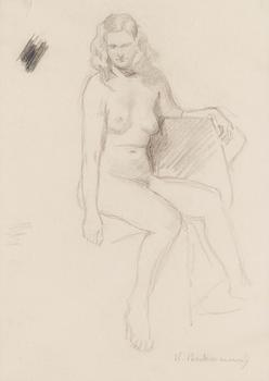 Hugo Backmansson, Nude Model.