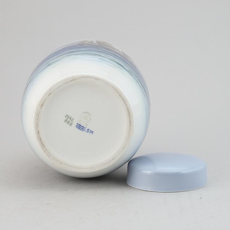 A porcelain vas from Royal Copenhagen, Denmark.
