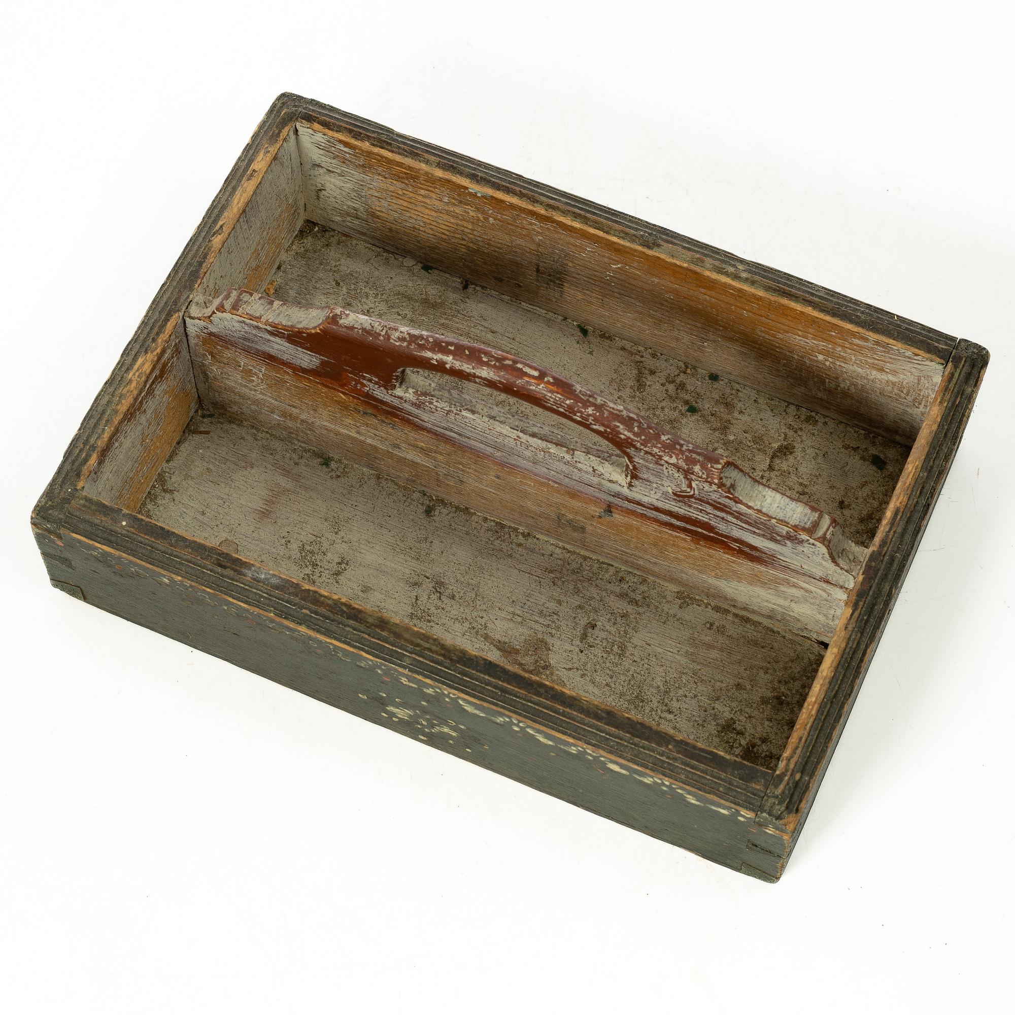 Besticklåda, allmoge, Jämtland, 1800-tal.