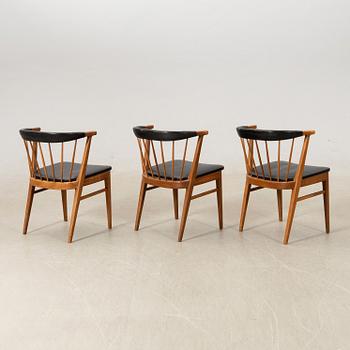 Armchairs 3 pcs, Bodafors Furniture Factory 1950s.