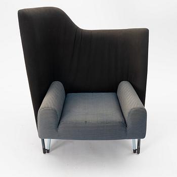 Paolo Deganello, an easy chair, ”Torso Lounge Chair”, Cassina, Italy 1980s.