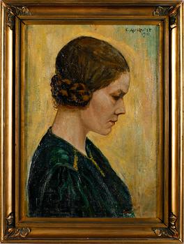 ESTER ALMQVIST, olja på duk, signerad och daterad 1912.