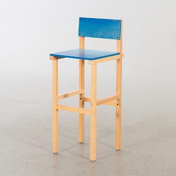 FREDRIK PAULSEN, "Röhsska"Designbaren,bar stool, Blå Station 2020, Bar stool 14/18.