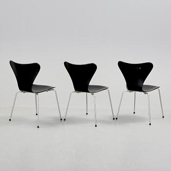 STOLAR, 3 st, "Sjuan", Arne Jacobsen, Fritz Hansen.