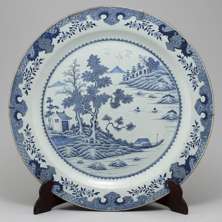 FAT, porslin, Kina, Qing dynastin, 1700-tal.