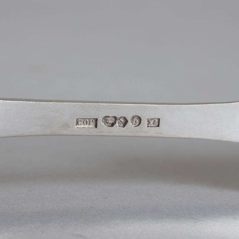 PARTI LAPPSILVER, 12 delar, C O Persson, Haparanda. Total vikt ca 215 g.