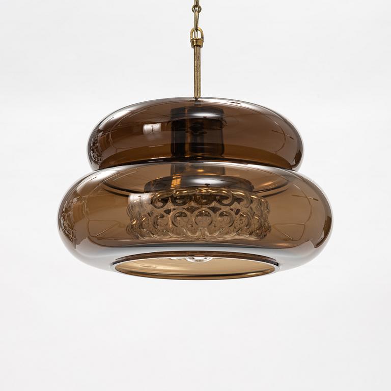 Carl Fagerlund, a glass ceiling light, Orrefors.