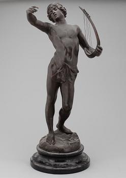 GEORGE BAREAU, efter, skulptur, brons, 1900-talets andra hälft.