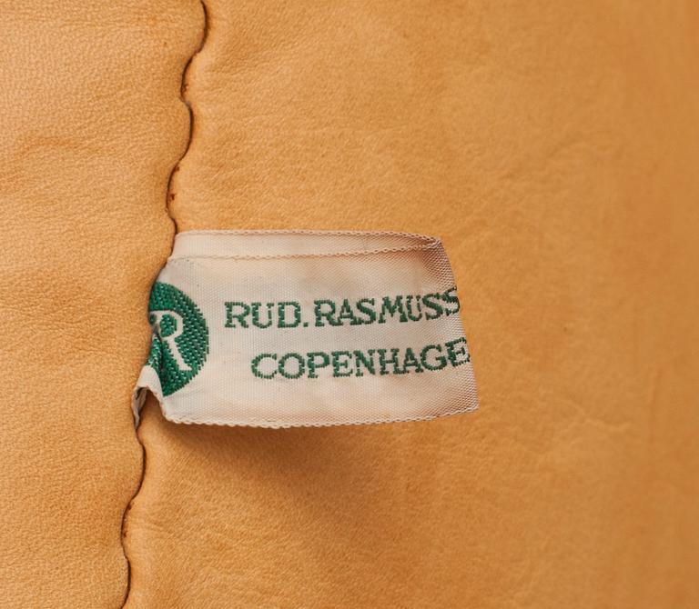 FÅTÖLJ, "Safari", Kaare Klint, märkt Rud. Rasmussens snedkerier, Danmark.