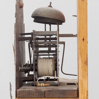 A19th century longcase clock.