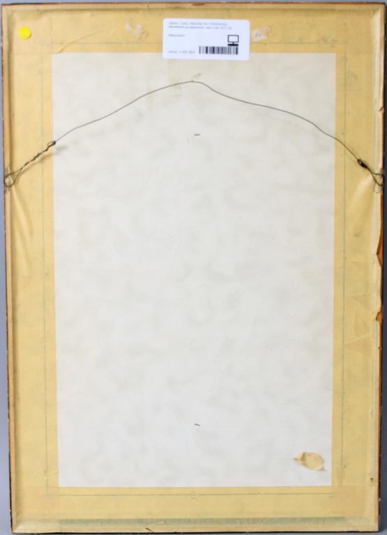 CARL FREDRIK REUTERSWÄRD, blandteknik på pappannå, sign o dat 1975.