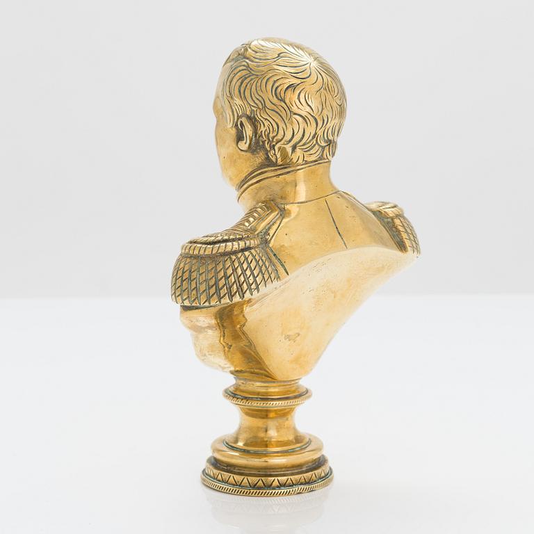 Skulptur, mässing, 1800-talets slut.
