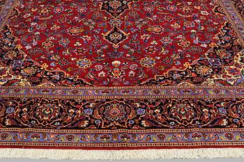 A Keshan carpet, 464 x 361 cm.