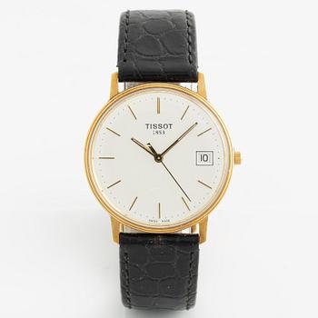 Tissot, armbandsur, 18K guld, 33,5 mm.