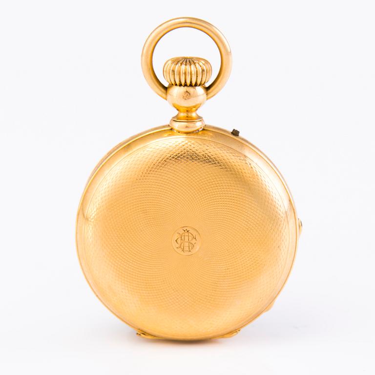 A Le Roy & Fils pocket watch , Paris France. 40 mm.