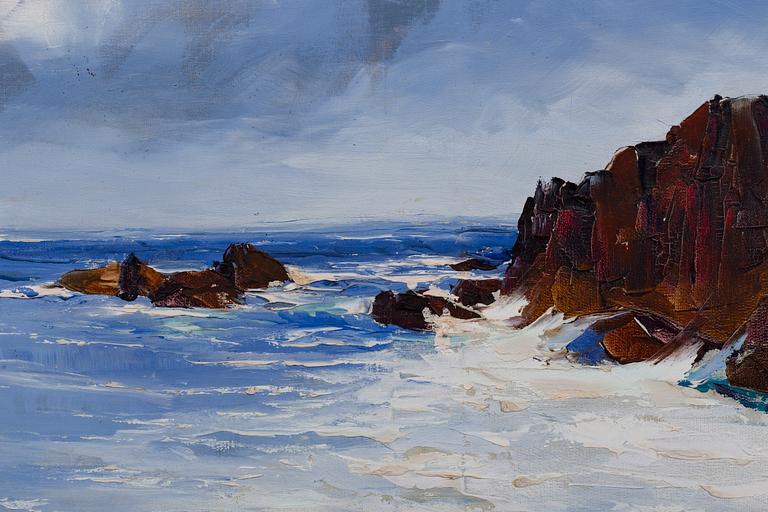 Axel Lind, oil on canvas signed.