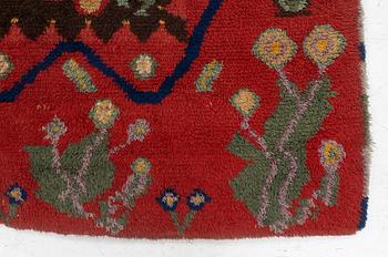 Rug, probably Åland, 190 x 155 cm.