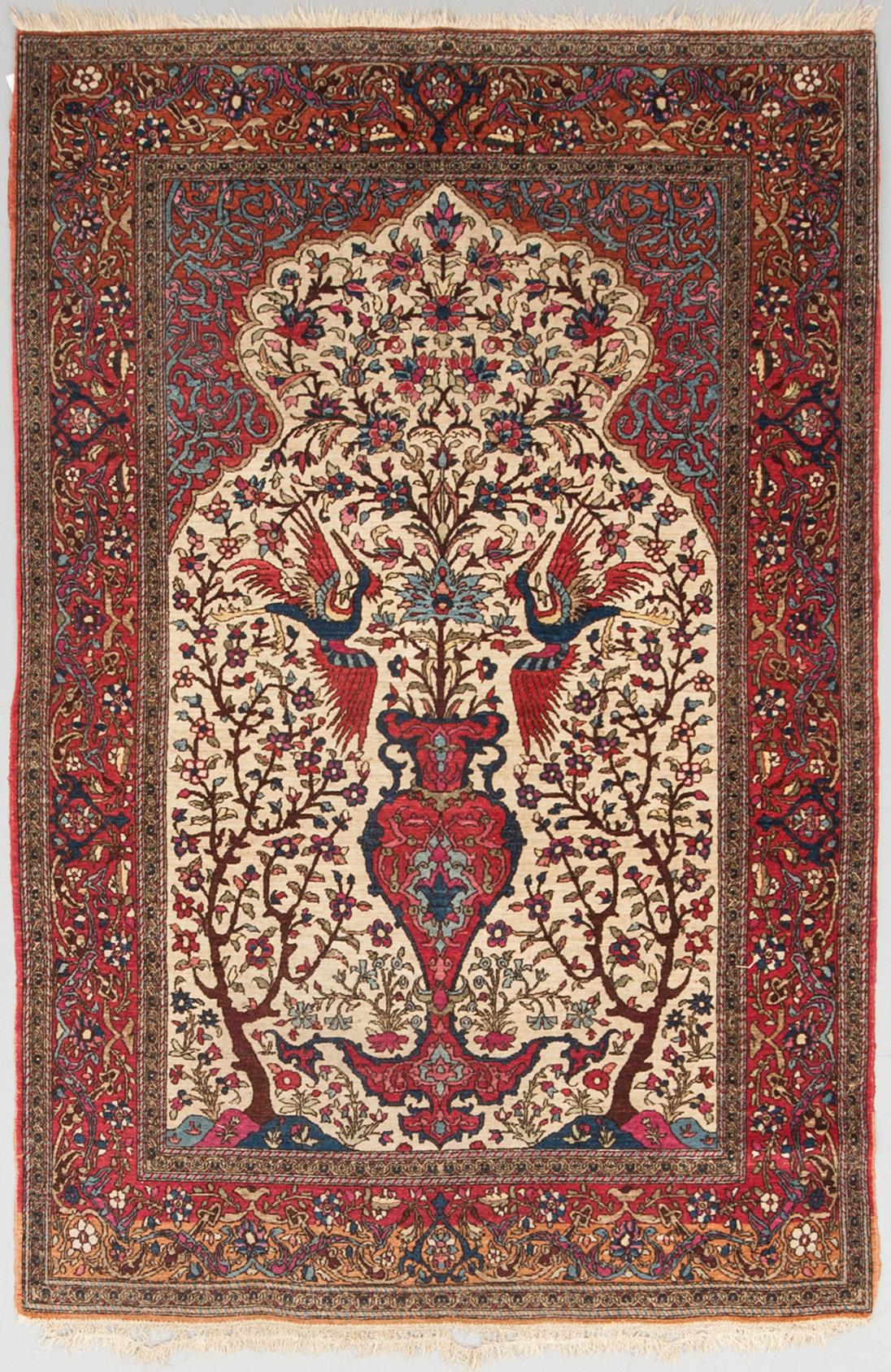 MATTA, semiantik, Isfahan, figural. Ca 202 x 134 cm.