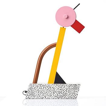 Ettore Sottsass, "Tahiti", bordslampa, Memphis, Milano, efter 1981.