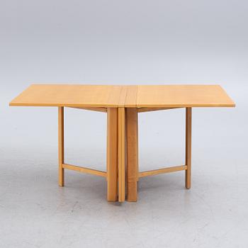 Bruno Mathsson, a "Maria Flap" gate-leg table, Mathsson International, Sweden.