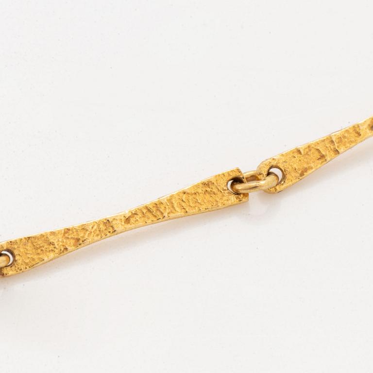 Björn Weckström, collier med briljantslipad diamant, Lapponia, 1997.
